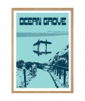 Retro Print | Surf Ocean Grove | Australia